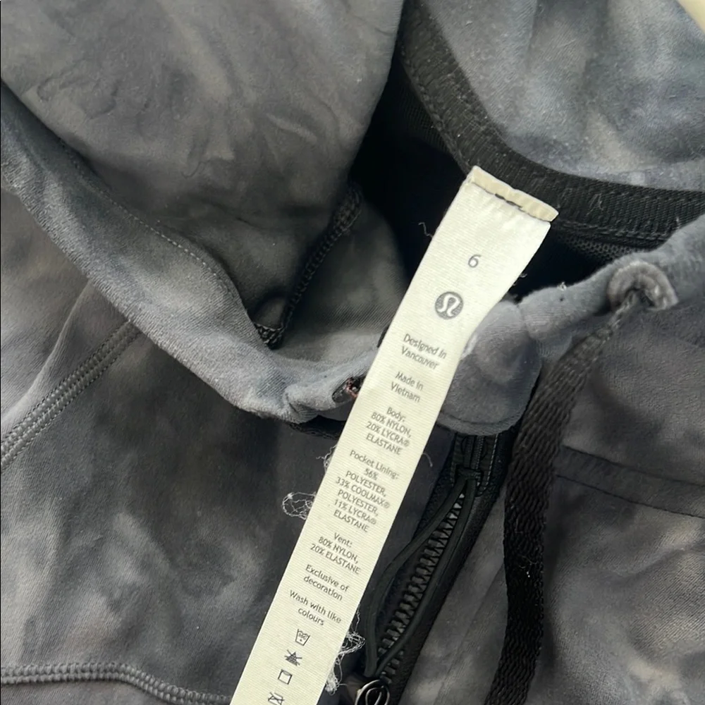 Lululemon Athletica Gray Zip-Up Hoodie - Picture 2 of 2